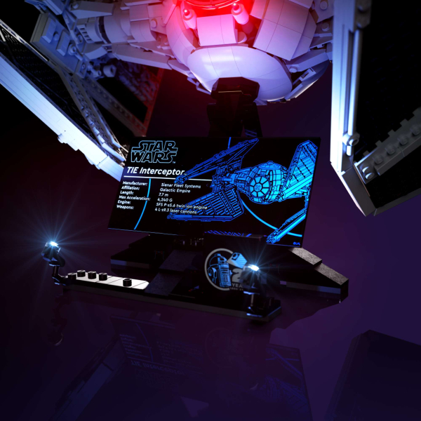 LMB 2.0 Version - LED-​Beleuchtungs-​​​​​Set für LEGO® Star Wars Tie Interceptor #75382